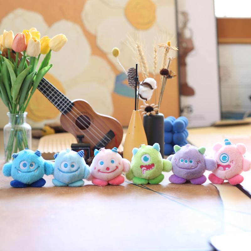 Cute Little Monster Pendant Plush Toy Doll Big-eyed Bag Hanging Decoration Keychain Doll Doll