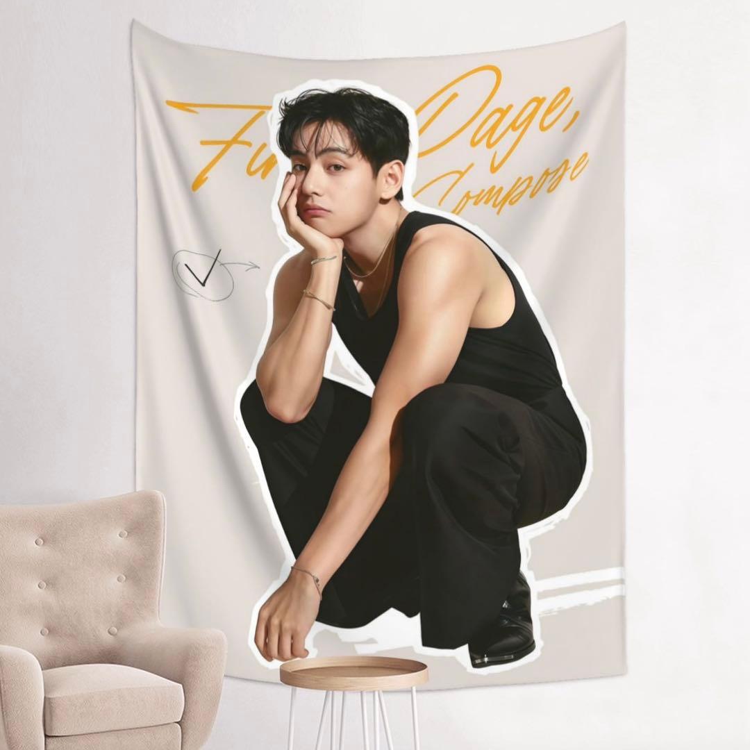 

[Б/У] Гобелен BTS COMPOSE COFFEE Тэхён V Tae
