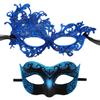 Set of 2 Elegant Party Masks Accessory Luxurious His And Hers Half Face Jazz Masks For Costume Balls And Themed Events