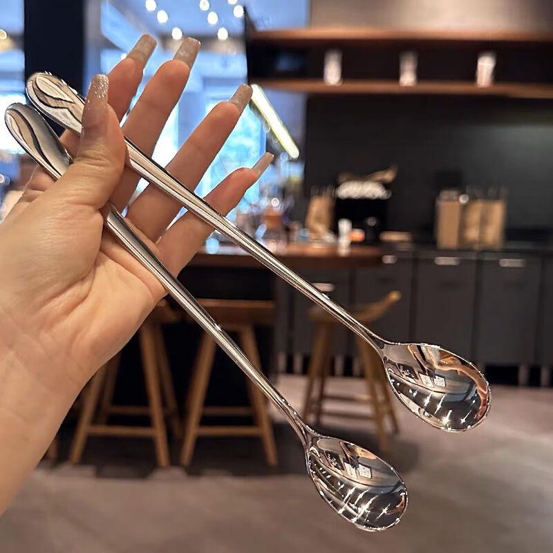 Korean Style Stainless Steel Stirring Spoons (3-Pack)