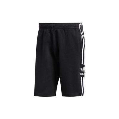 Originals Lockup Long Shorts With Side Stripes Men Bottoms Black FM9878
