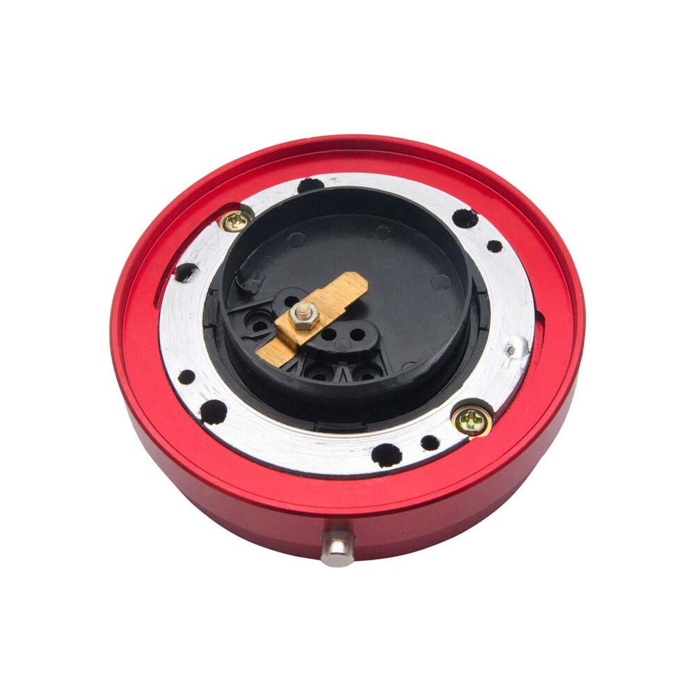 Universal Car 6 Hole Steering Wheel Quick Release Hub Adapter Snap Off Boss Kit
