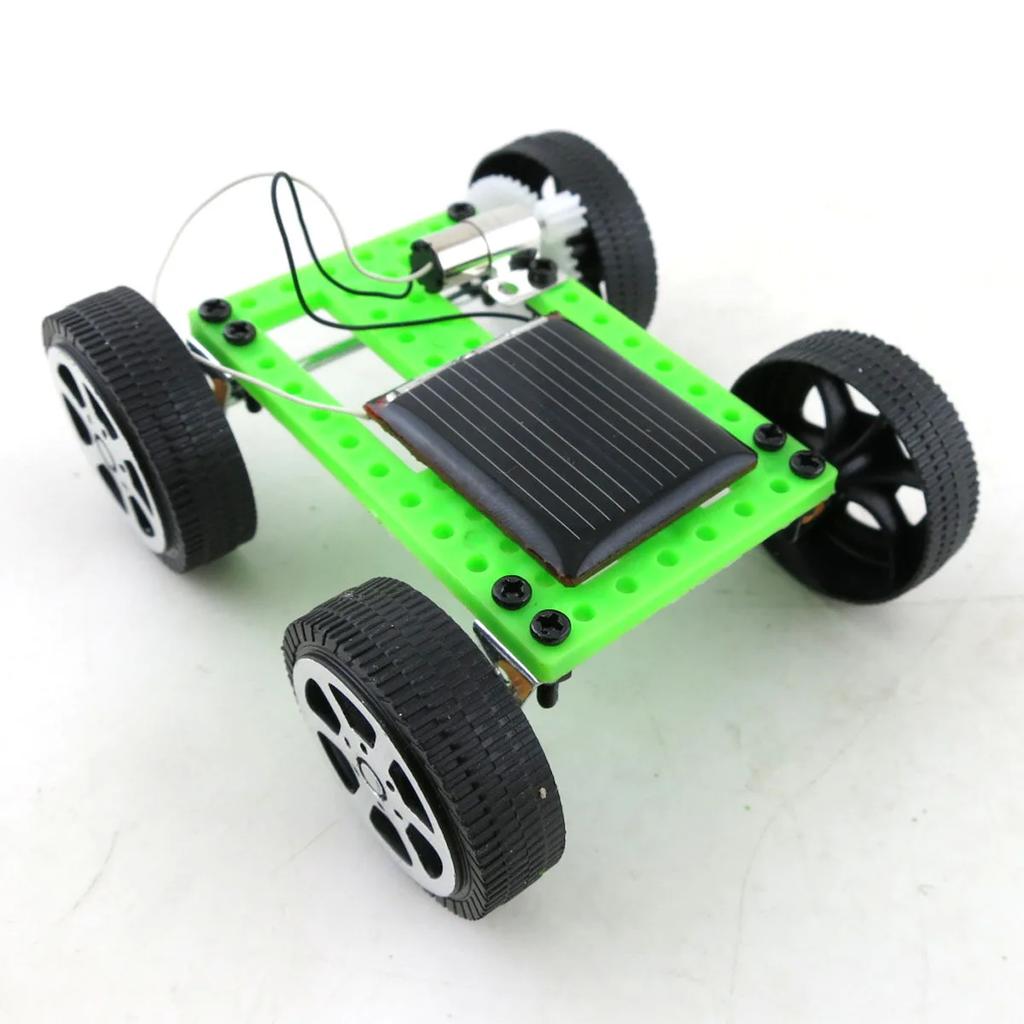 Creative Puzzle Science Lab Educational Model Toy Diy Solar Car Flatbed Diy Assembly Kit Parent-Child Interactive Birthday Gift
