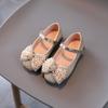 Children's Fashionable Bow-Tied Princess Shoes: Spring/Fall Girls' Soft-Soled Leather Shoes