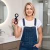 Faucet Aerator Valve Core Wrench Tool for Removal and Installation of Faucet Aerator Valve Cores Durable Plastic Construction Handheld Design