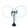 Cat Toys Simulation Bird Interactive Sucker Feather Bird with Bell Cat Stick Toy for Kitten Playing Teaser Wand Toy Cat Supplies