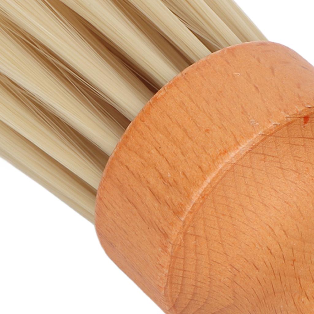 Shaving Brush Soft Bristles Beech Wood Handle Portable Men Hair Shaving Brush for Home Salon