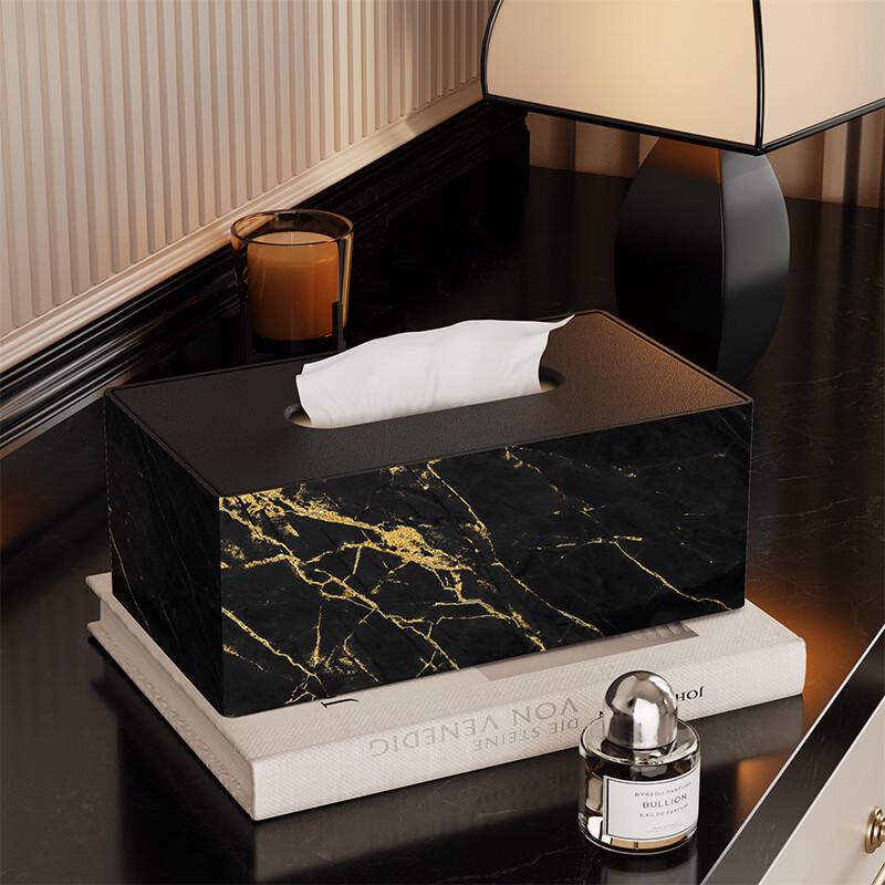 

Handon Light Luxury Desktop Tissue Box 24x13x9 cm