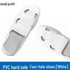 Lightweight Anti-Static PVC Work Shoes for Men & Women - Dust-Free, Hard Sole, Four-Hole Design