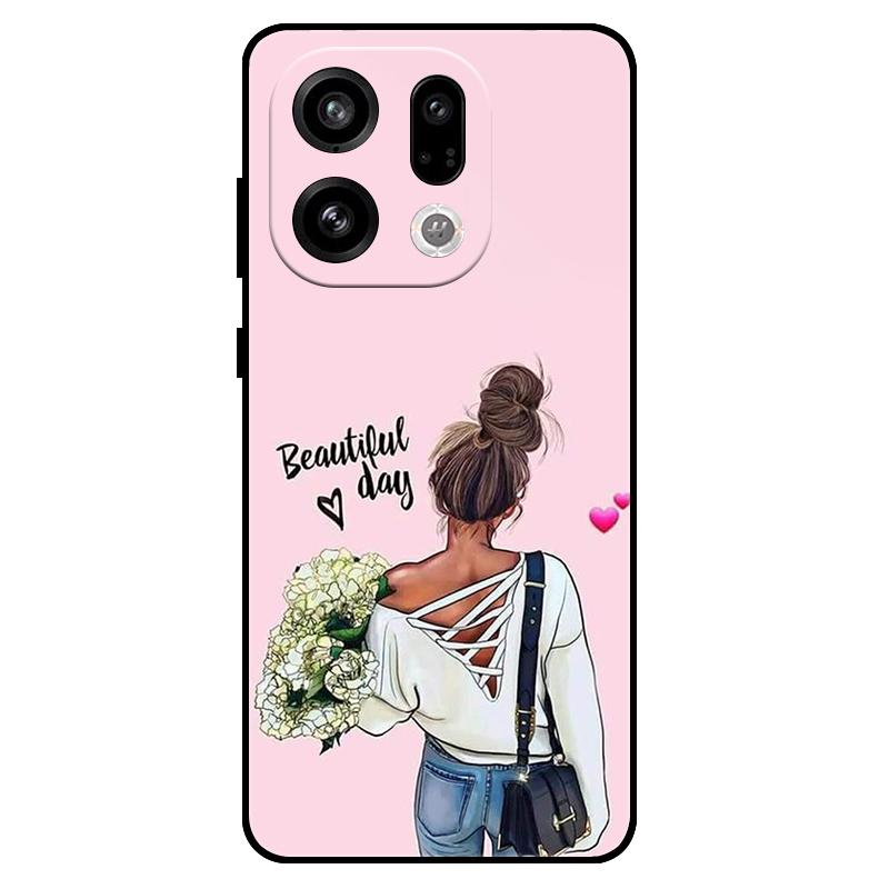 For Oppo Find X9 Pro Case Silicone Luxury Space Soft Bumper for Oppo Find X 9 X9Pro 5G 2025 Phone Cover TPU Funda Shockproof