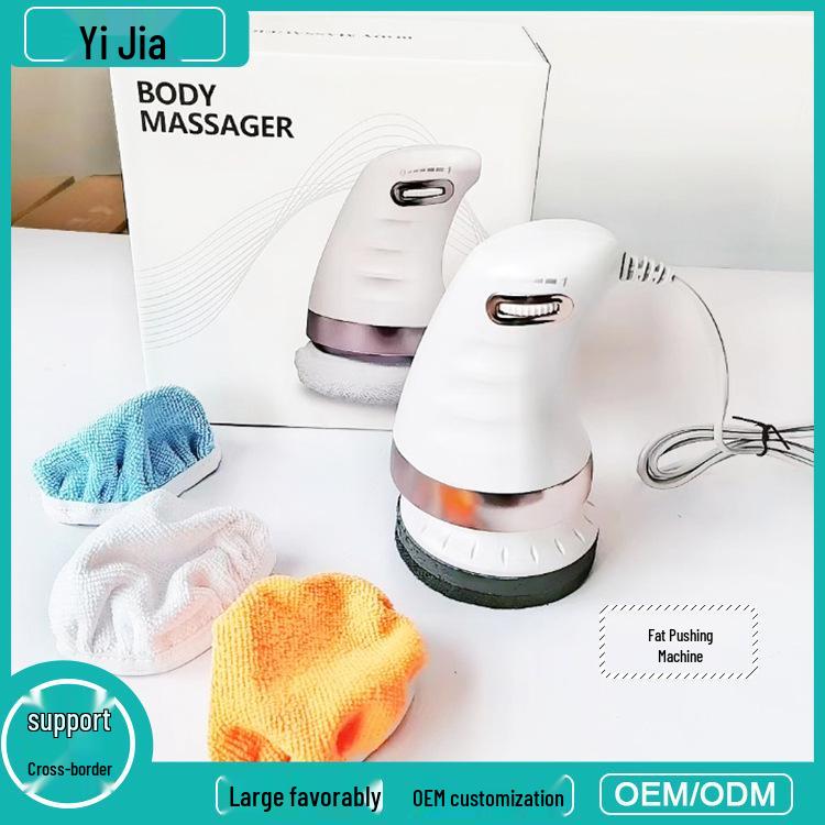 Handheld Multi-Head Cellulite Massager with Vibration and Cloth Cover for Home Slimming