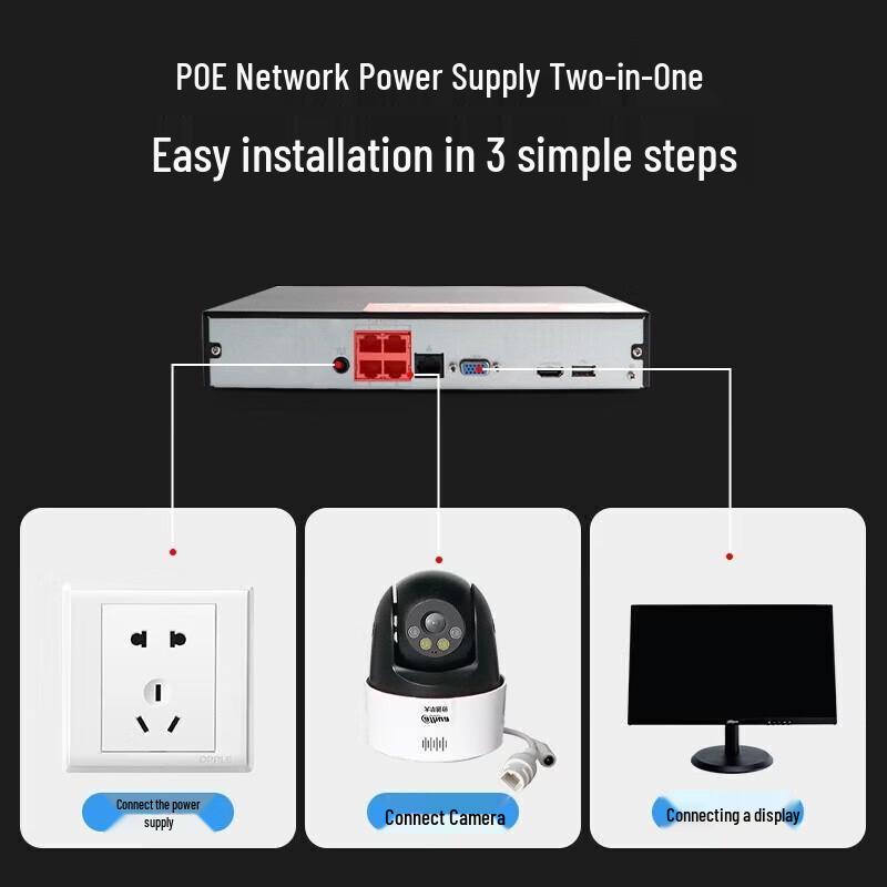 Dahua DH-SD2A500-ADP-PV-i 5MP PoE Full-Color PTZ Camera CN Plug (adapter Included)