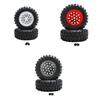 Wheel Rims Tyre For D12 Plastic OFF-Road Wear-resistant 2pcs RC Car Accessories Replacement Parts RC Upgrade Part