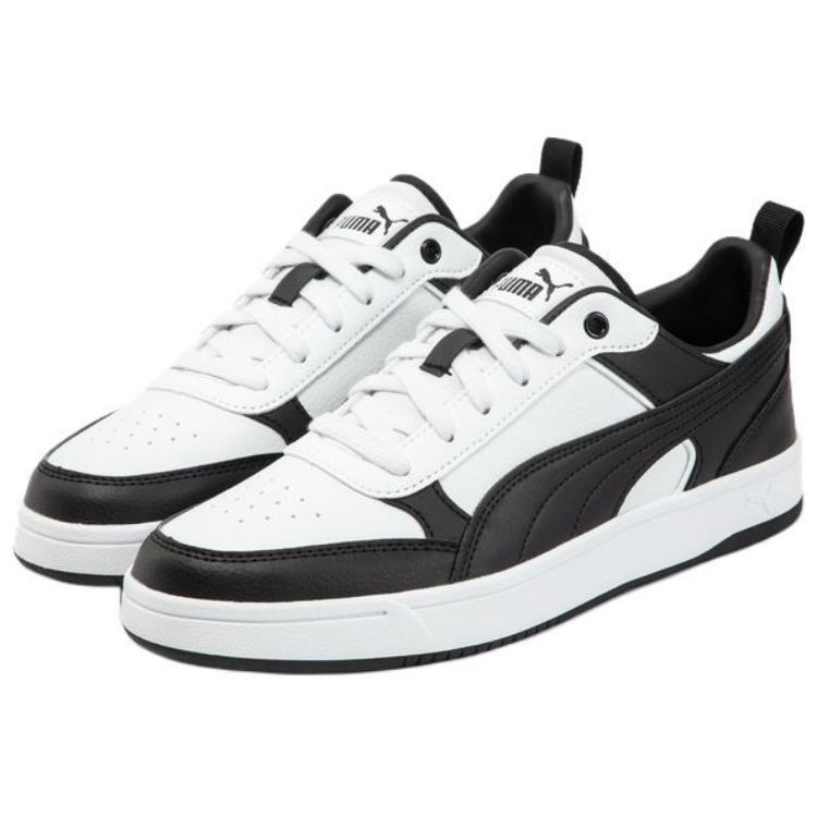 Puma Dribble Comfortable Versatile Low-Top Sneakers Unisex Sneakers White Black 40032605