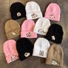 Hat Knitted Fashion With Capybara Embroidery Design Suitable For Daily Use
