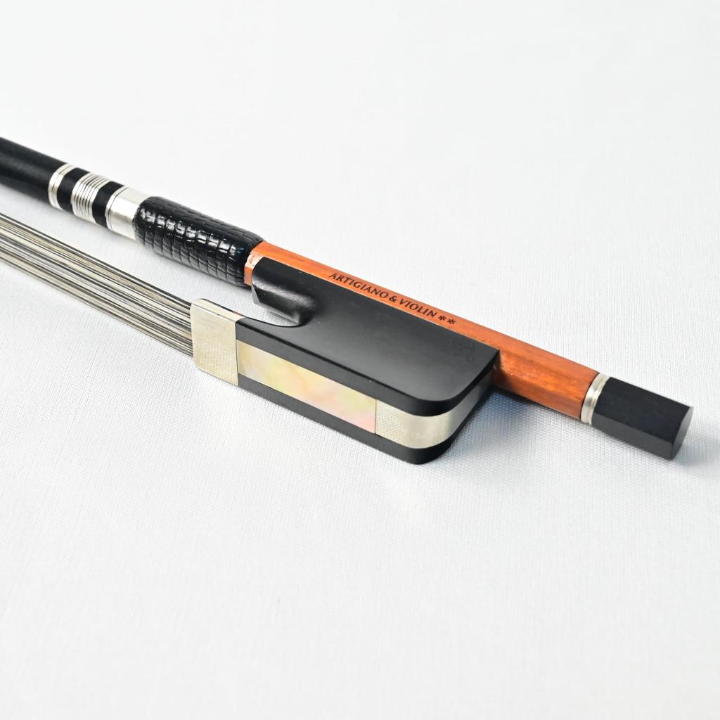 ARTIGIANO&VIOLIN D. Peccatto Model Metal Tip Pernambuco Cello Bow AP-303