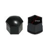 20 Stück Universal 21 mm Radmutternabdeckungen, Radmutternkappen, Schraubenschutz, schwarz