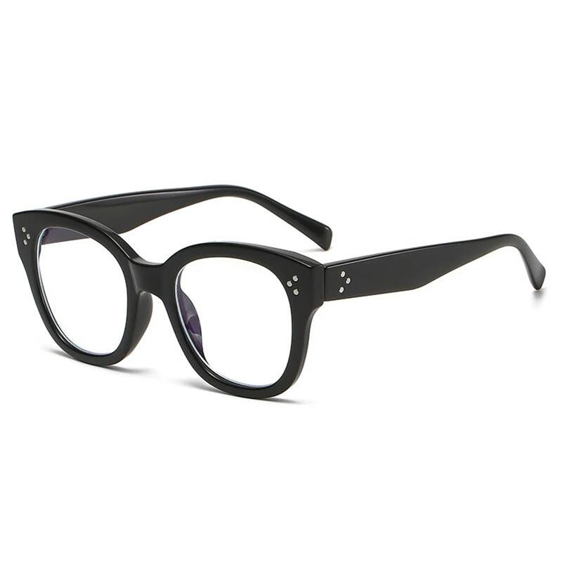 0 -0.5 -0.75 To -6.0 Leopard Frame Square Prescription Glasses For The Nearsighted Anti Blue Light Power Glasses With Diopters