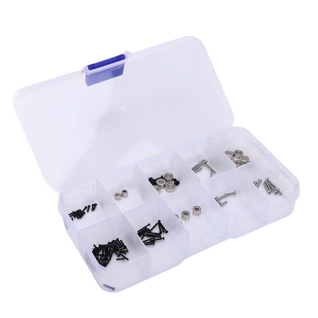 126PCS RC Screw Kit Replacement for SCX30 1 30 RC Crawler Car Screw Bearings Nuts Set