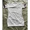 Women European Style Casual Letter Print Short Sleeve V Neck T Shirt Dress