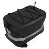 Bike Rear Rack Bag Waterproof Reflective Large Capacity Bicycle Back Rack Carrier with Rain Cover