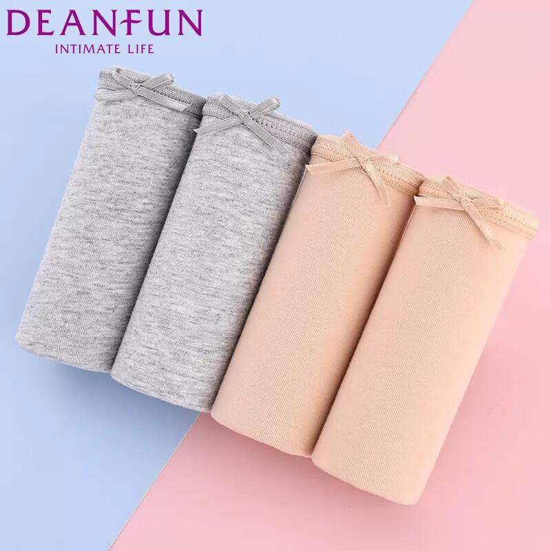 

Deanfun Женские хлопковые трусы, 4 шт. 3XL (140-160 lbs)