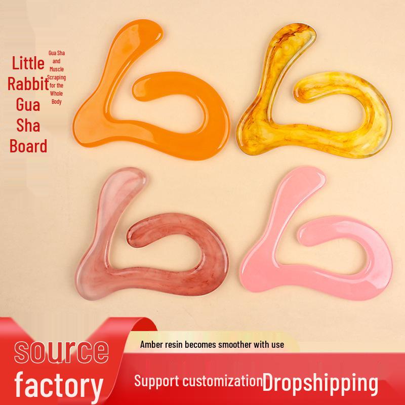 Little Rabbit Large Gua Sha Resin Massage Board for Full Body