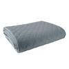 VELVI Bedspread 170x210cm - subdued blue with a geometric pattern