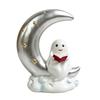 Halloween Decoration Moon Figurine for Home Decor Indoor Outdoor Party Supplies