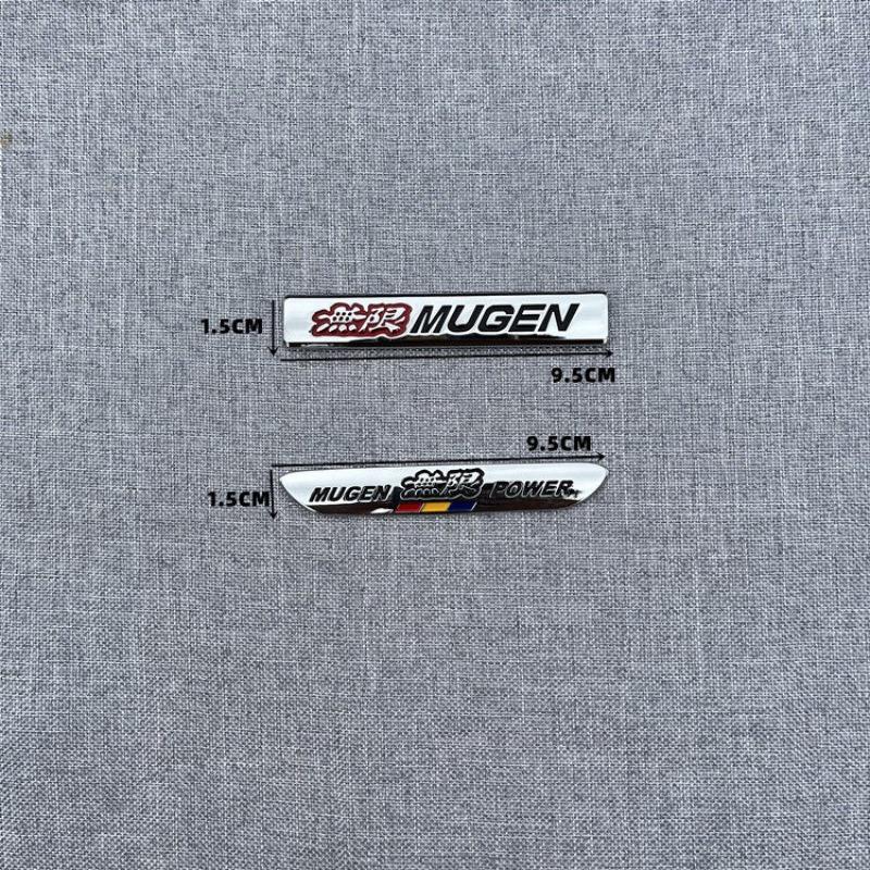 Suitable for unlimited MUGEN labeling Civic JS RS MODURO labeling Fit car labeling Metal body labeling