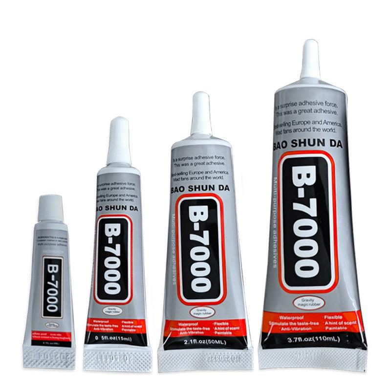 B7000 Transparent Rhinestone & Fabric Glue with Needle Tip for Jewelry Making and DIY Crafts
