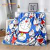 3D Cartoon Dream D-Doraemon Anime Soft Flannel Blanket for Bed Bedroom Sofa Picnic,Throw Blanket for Cover Outdoors Leisure Gift