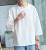 Summer clothes for short sleeve cut and all 2XL [foveitaa] men, 3/4 sleeve, men's t-shirt, t-shirt, plain, men's clothing, sew, plain, soft, stylish,