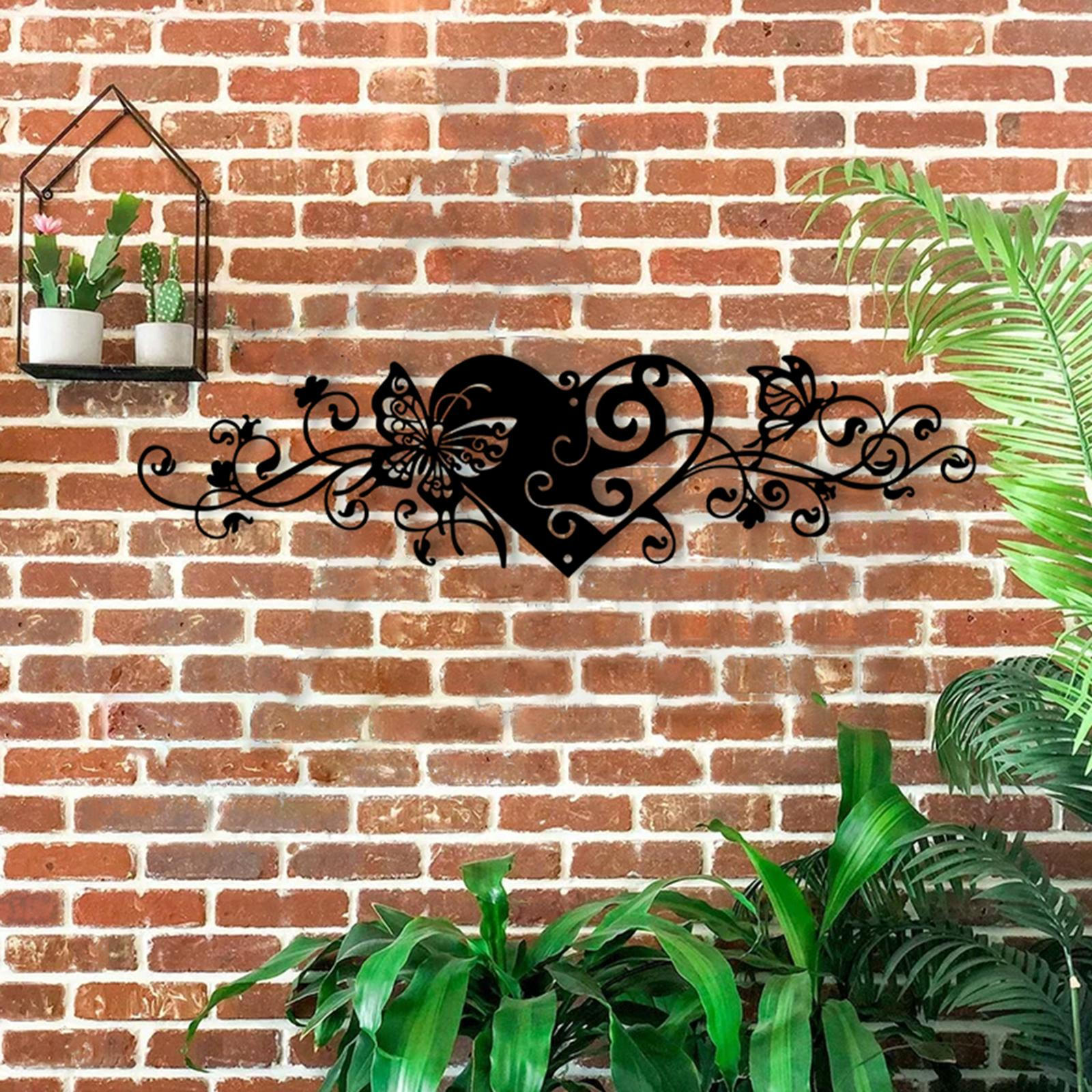 

Металлическая скульптура бабочки для украшения стены, висящая в различных With Heart