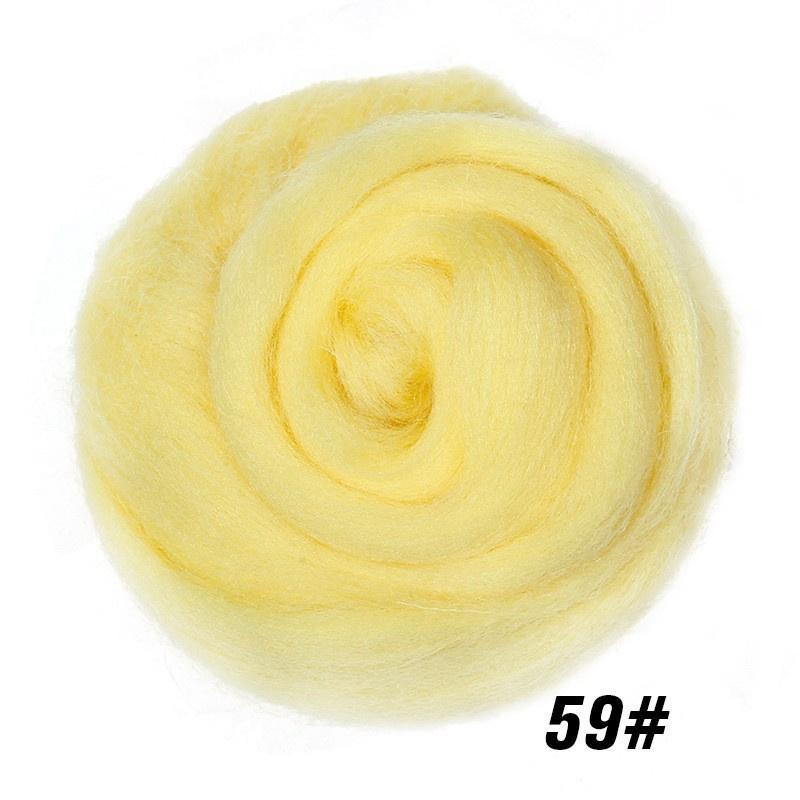 12g Multiple Solid Color Wool Felt DIY Needle Punched Felt Wet Felt Colored Wool Material Bag Handmade DIY Accessories