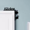 2022 Fun Corner DIY Stitching Decor The Door Wooden Living Room Wall Decoration Ornaments