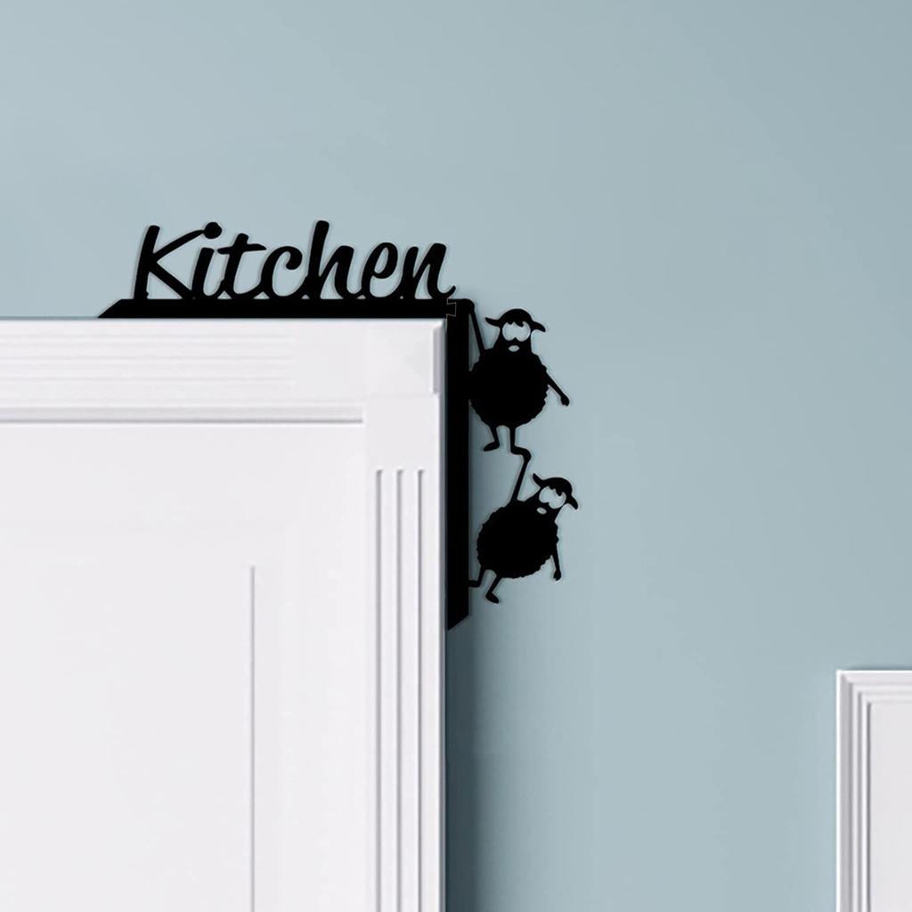 2022 Fun Corner DIY Stitching Decor The Door Wooden Living Room Wall Decoration Ornaments