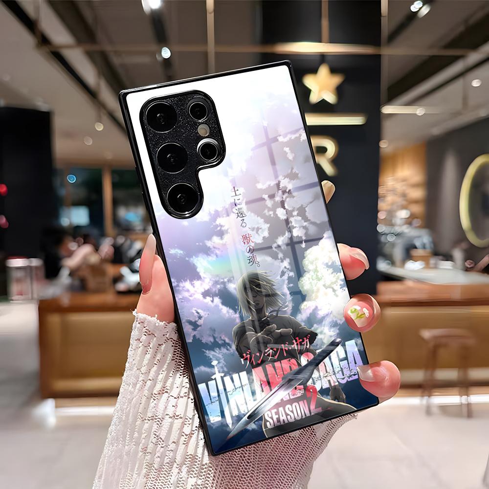 

Hot Blooded Anime Phone Case For Samsung S26 Ultra S25 Edge Ultra S23 S22 S21 S20 Ultra Plus S24 Fe A25 Glass Cover Galaxy S26 Ultra