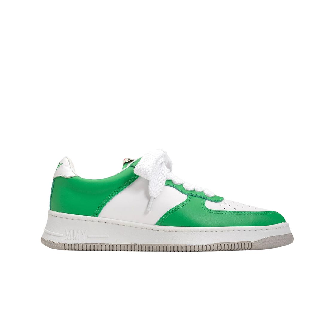 

(w) Maison Mihara Yasuhiro Rosy Og Sole Leather Low-top Sneakers Green EU 36