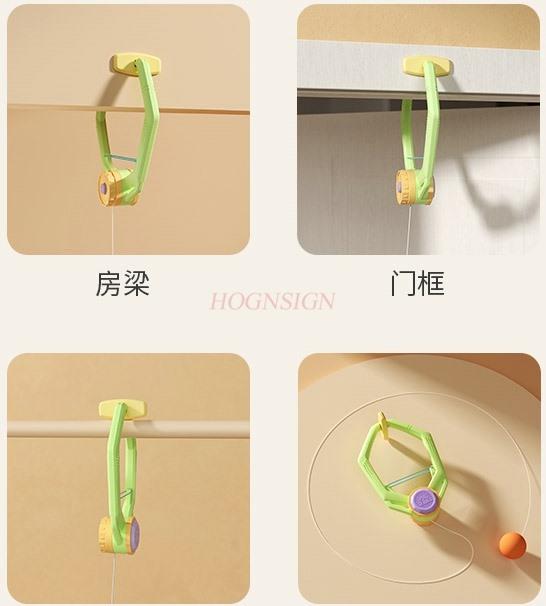 Children'S Hanging Table Tennis Trainer Table Tennis Racquet Indoor Home Parent-Child Sensory Device Hand Eye Coordination