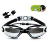 Unisex Anti-Fog Electroplated HD Swimming Goggles - Adjustable Waterproof Design