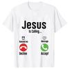 Jesus Print T-shirts Women Men T Shirt Christ Casual Short Sleeve O Neck 3d  Tees Harajuku Funny Tops Oversized Black Clothes
