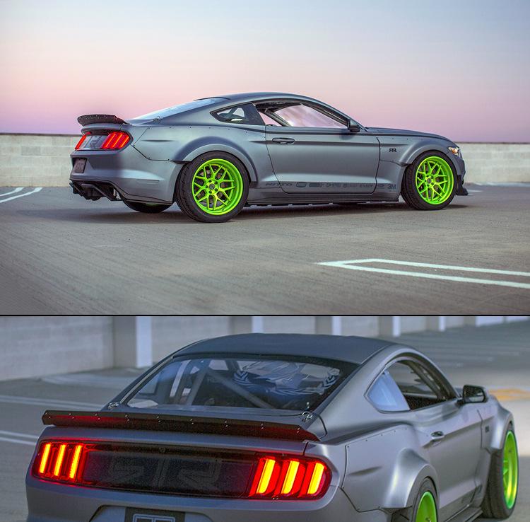 Ford Mustang RTR Style Wide Body Wheel Arches Fender Kit (2015-2017)