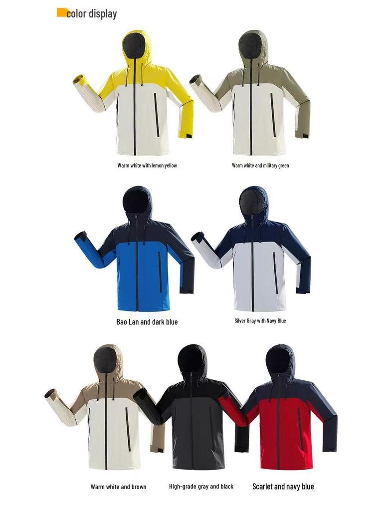 Grafen Vindjacka: Unisex Vinter Arbetsjacka, Förtjockad Varm & Vindtät Bomull för Arbetsskydd