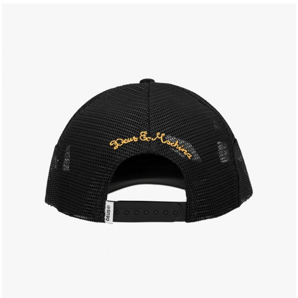 Deus Ex Machina Trucker Ballcap Dmp257998 Blk  Mazey 