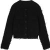 JNBY Women's 2024 Winter Collarless Wool Blend Knit Sweater