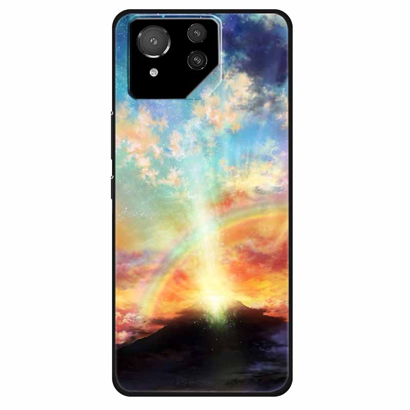 For Asus ROG Phone 8 Case Lovely Soft Silicone Lion Fundas For ASUS Rog Phone 8 Pro Cover Marble Cat Phone8 8pro Protector Bag
