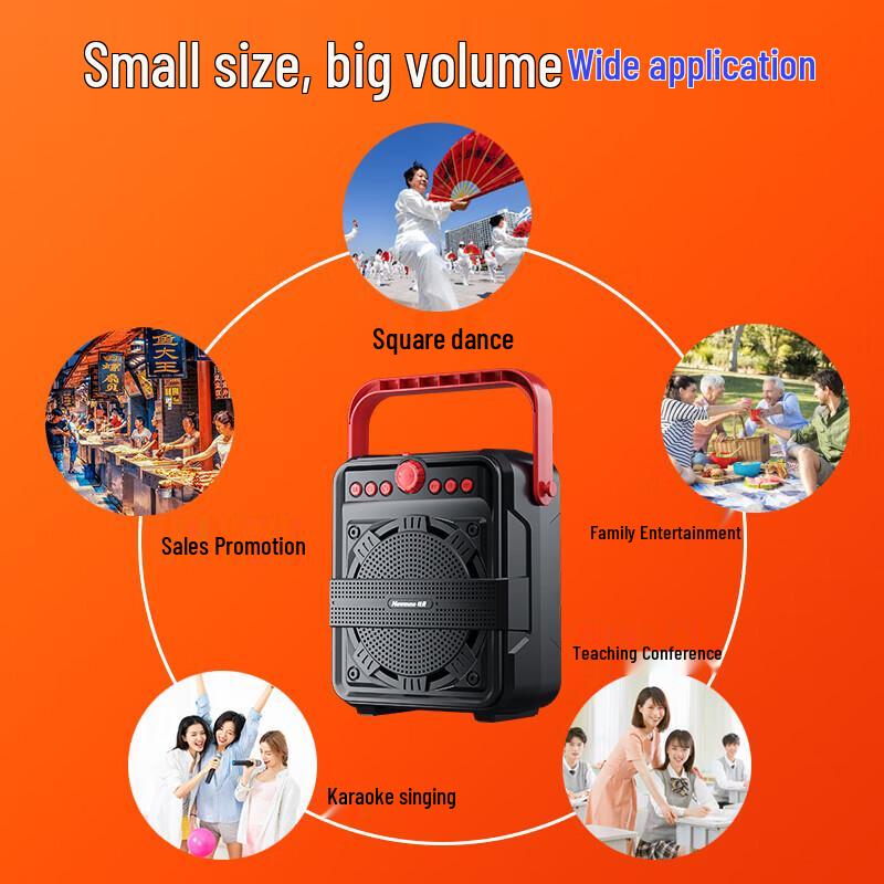 Newman K508 Portable Bluetooth Speaker CN plug (adapter included)