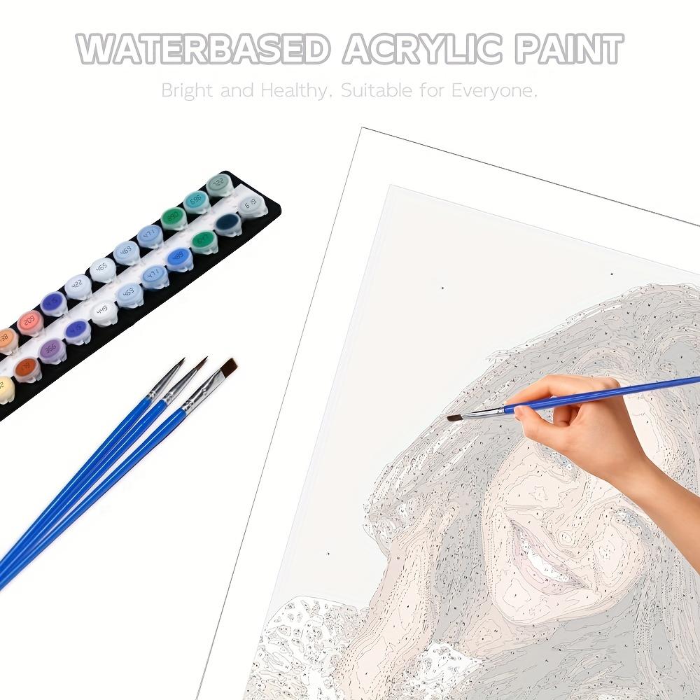 Paint by Numbers DIY Acrylic Paint by Number Kit - Custom Photo Canvas Portraits, Frame Artwork Home Decor, Photo Artwork, Family Portraits