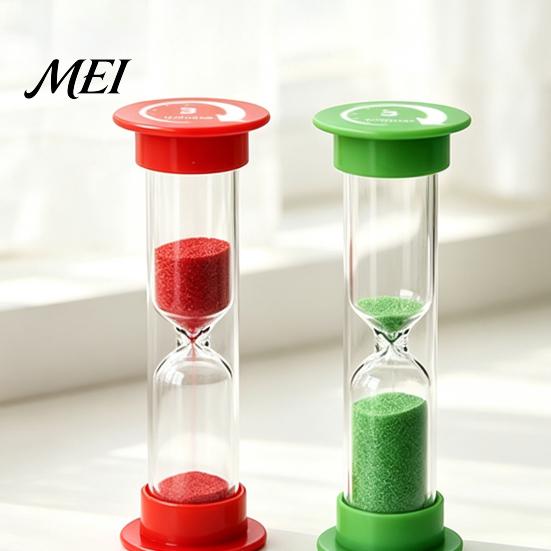 Decorative Sand Clock Colorful Timer, Hourglass Sandglass Accurate Productivity Focus Timer Desk Ornament for Student Study Brushing Teeth School